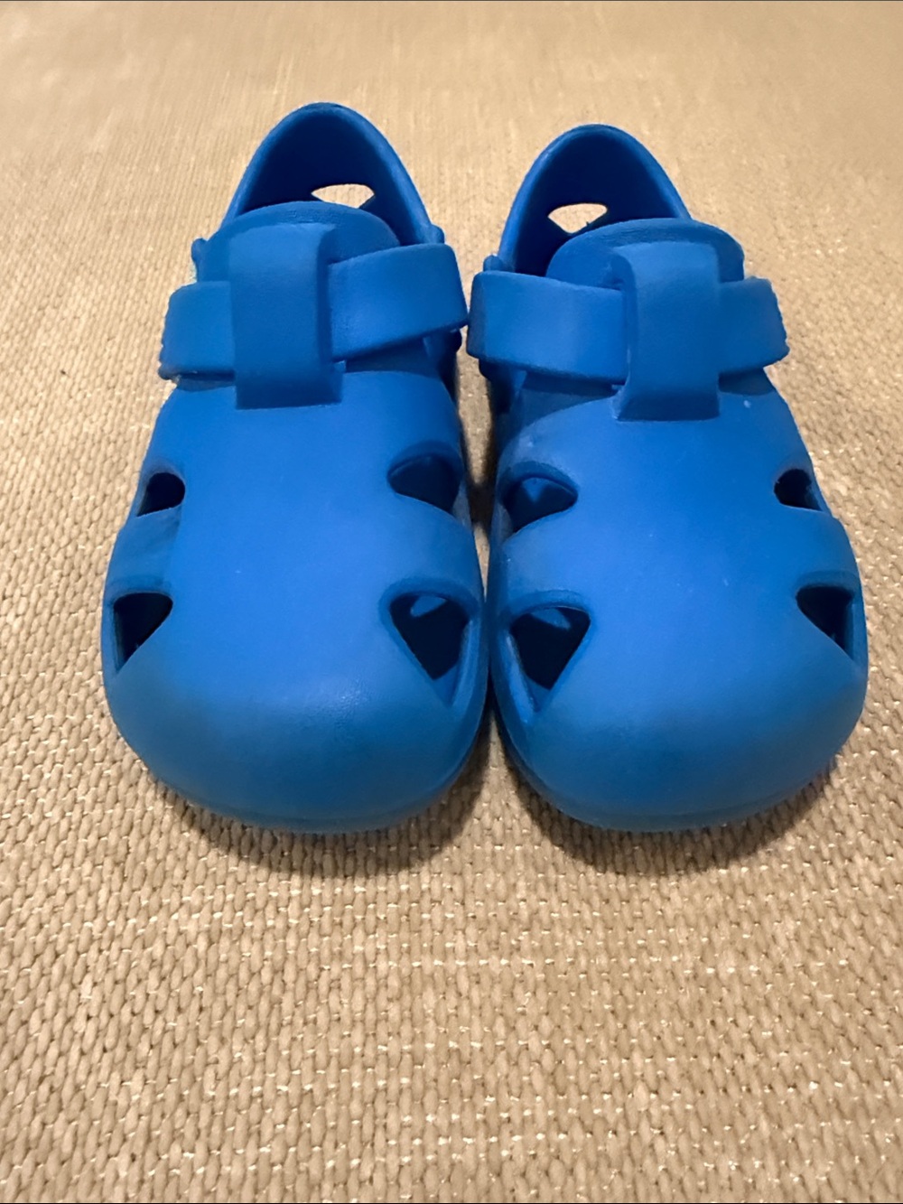 Kids Blue Water Shoes with Adjustable Strap